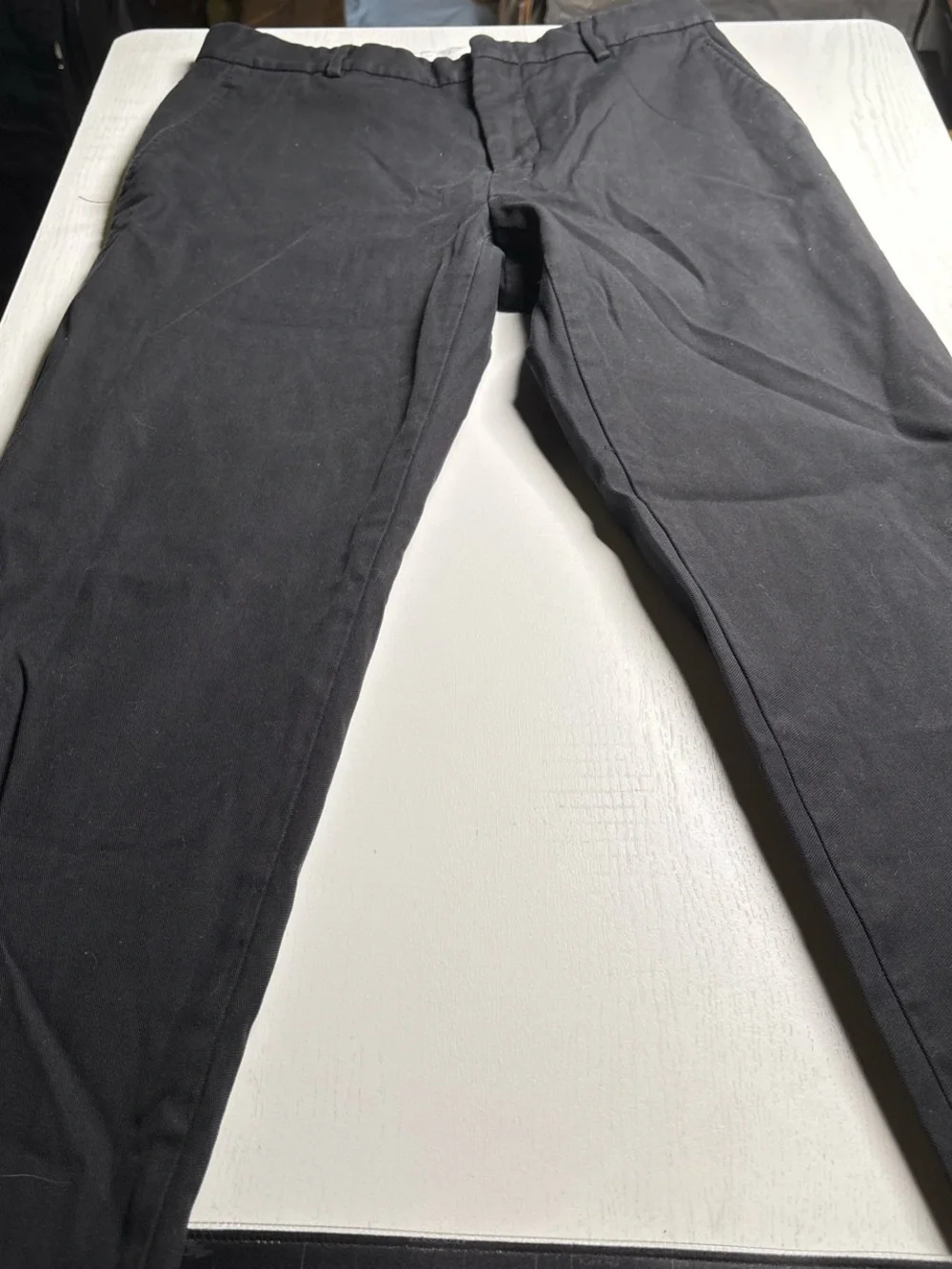 Zara Men's Black Chinos - Slim Straight